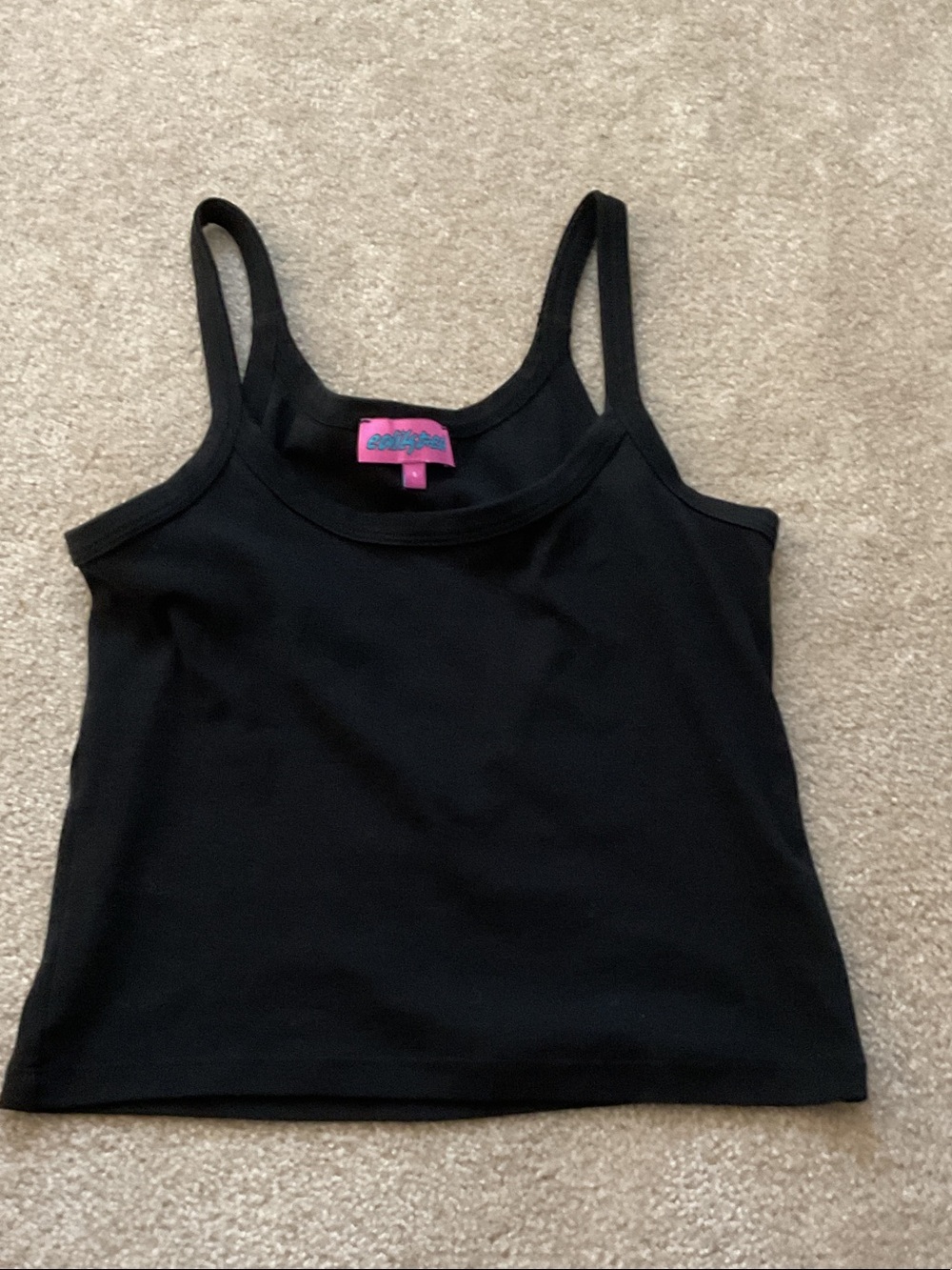 Edikted Black Tank Top